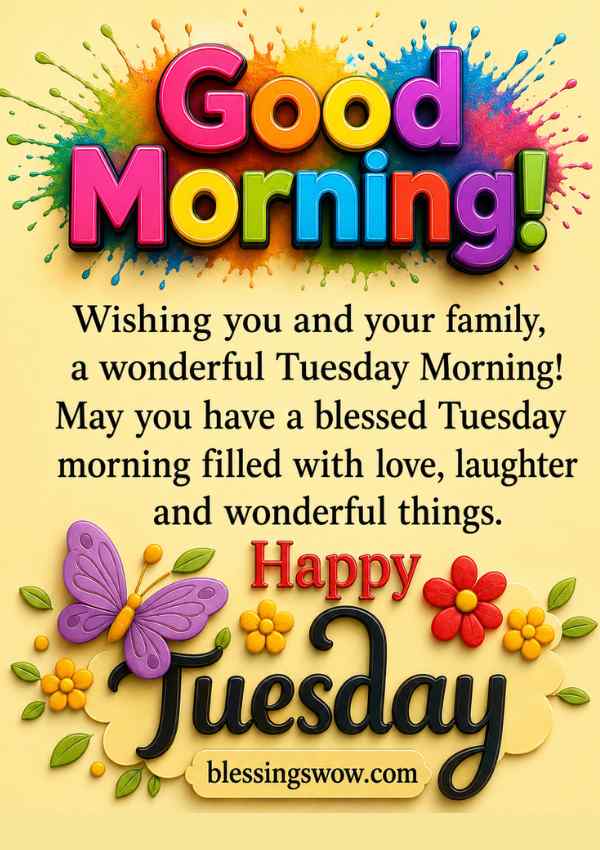 Good Morning Tuesday image