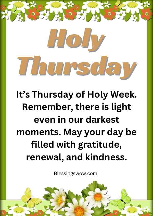 Maundy Thursday Images and Quotes