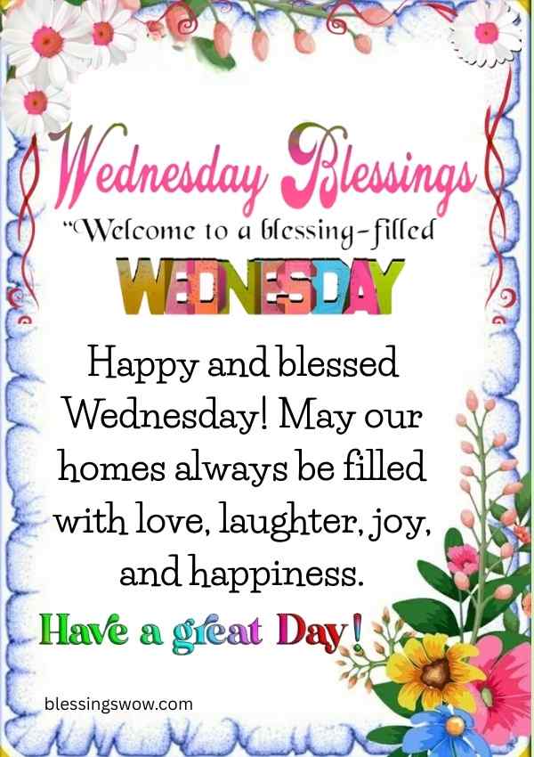 100+ Happy Wednesday Blessings To Warm Your Heart