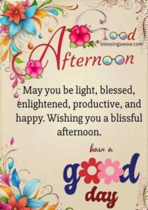 95+ Elegant Good afternoon Blessings and Prayers With Images