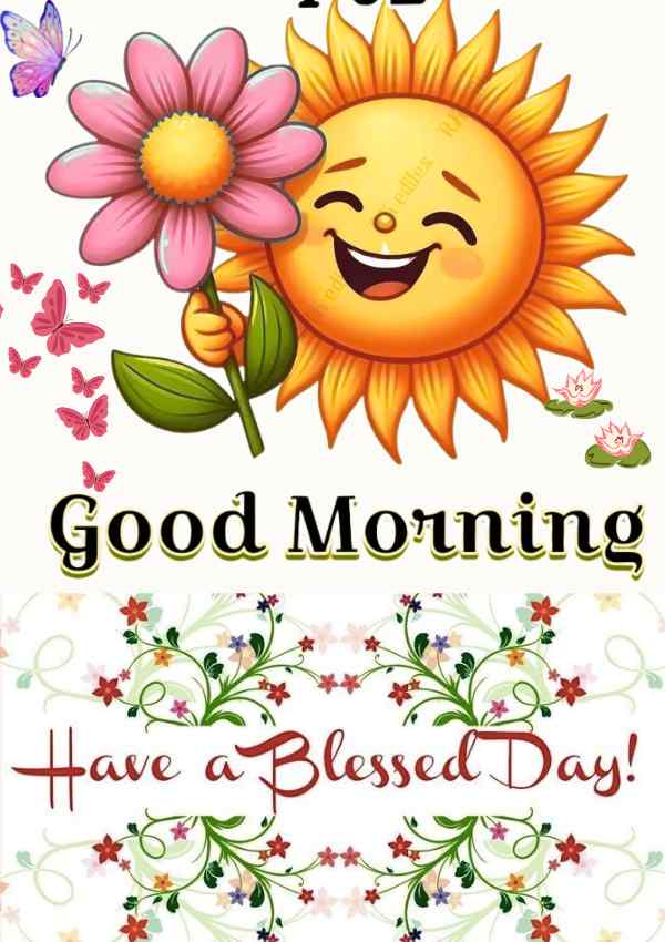 Have a blessed good morning image