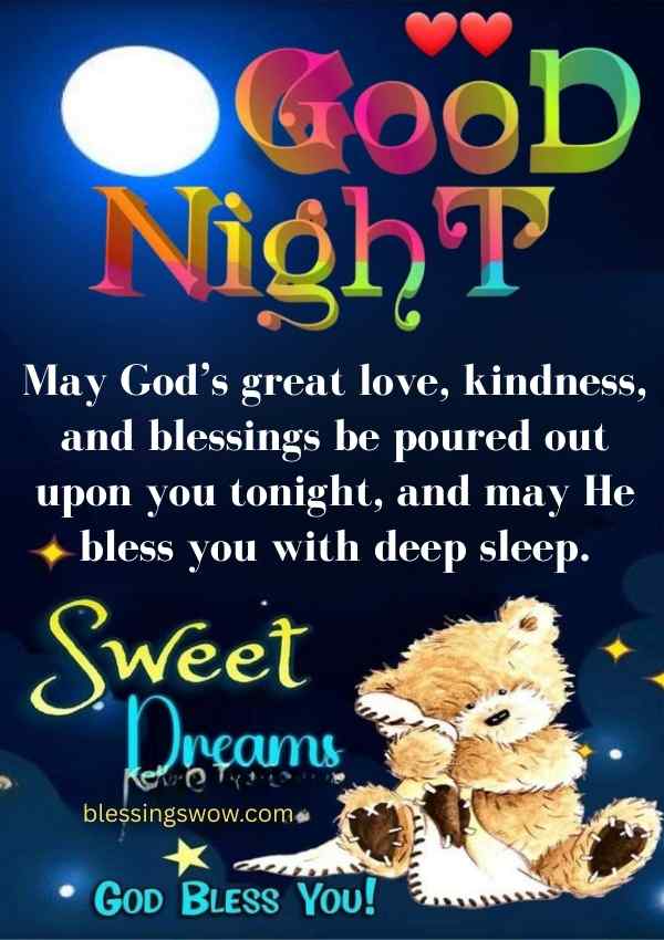 120+ Beautiful Good Night Blessings and Prayers for You
