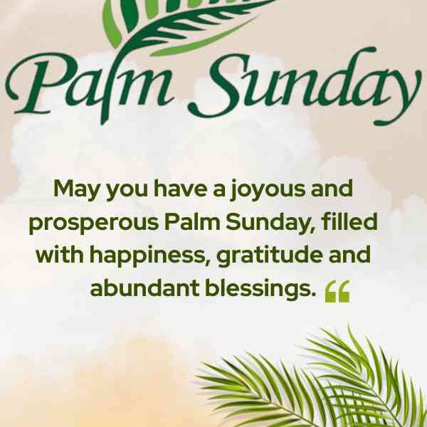 Happy Palm Sunday Blessings and Wishes 2026