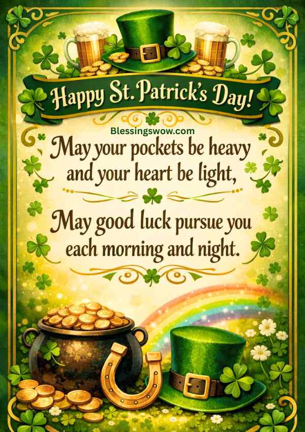 70 Happy St. Patrick’s Day Blessings 2026