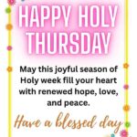 Happy Holy Thursday Blessings and Wishes 2026