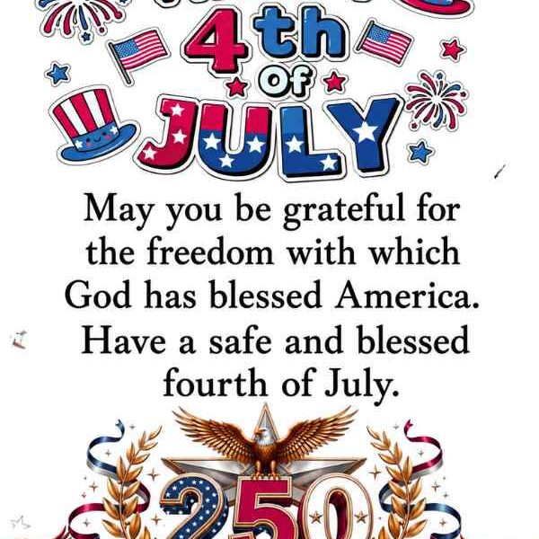 110+ Happy 4th of July Blessings, Images & Wishes for 2026